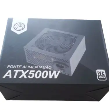 FONTE ATX 500 WATTS REAL TRS-500PFCA PFC-ATIVO BRAZIL-PC / TRONOS